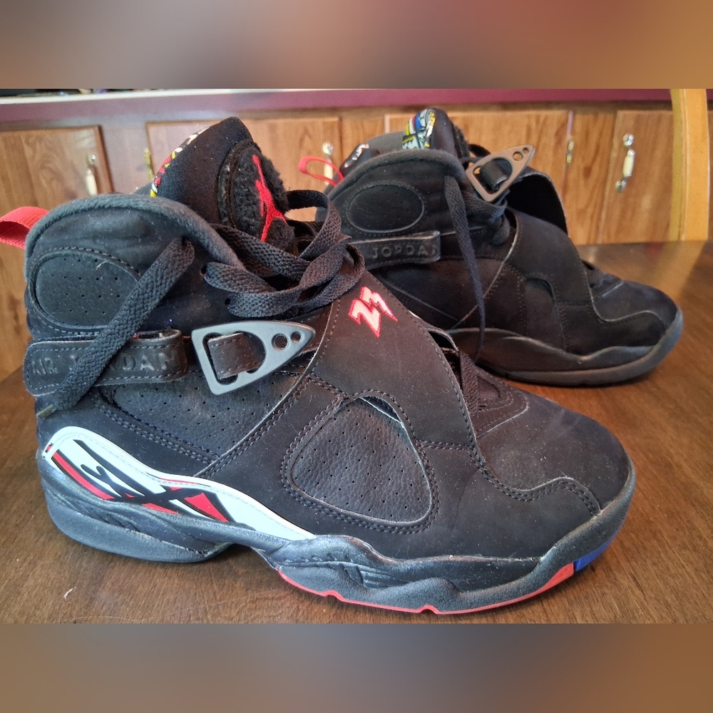 Jordan Kids' Black and Red Basketball Sneakers